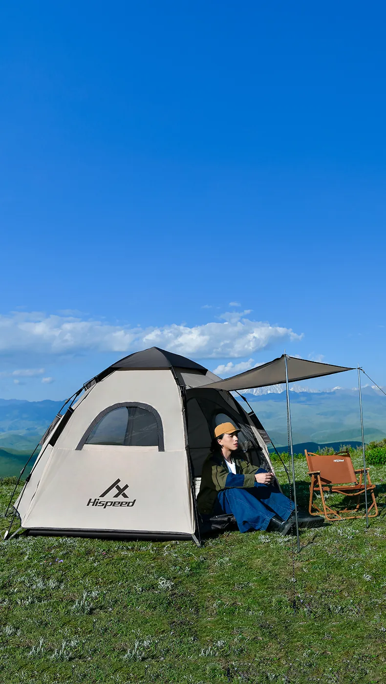 4-6 Person Double-Layer Hexagon Tent, camping gallery photo