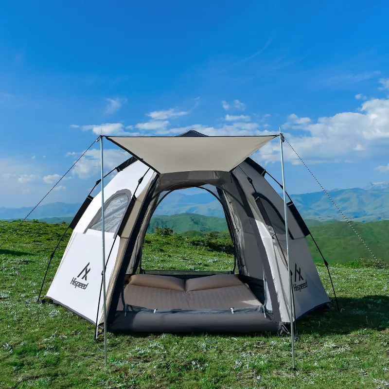 4-6 Person Double-Layer Hexagon Tent, product photo