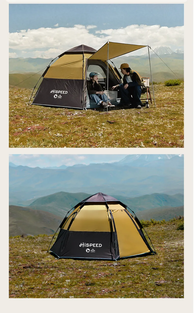 4-6 Person Heavy-Duty Hexagon Tent, camping gallery photo