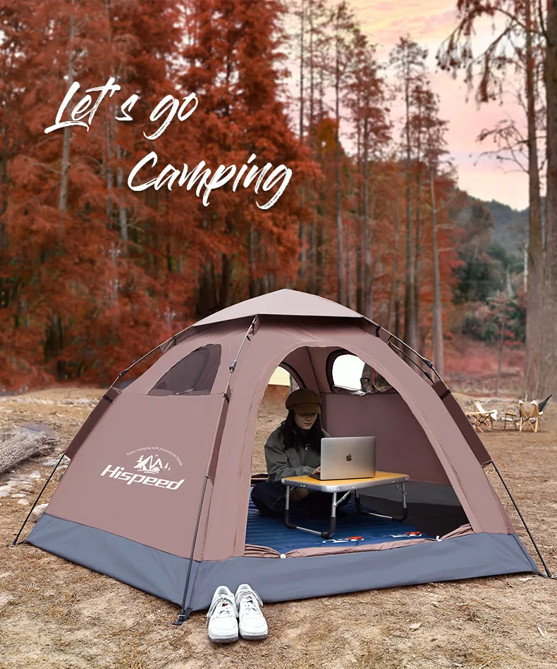 3-4 Person Automatic Pop-Up Tent, camping gallery photo