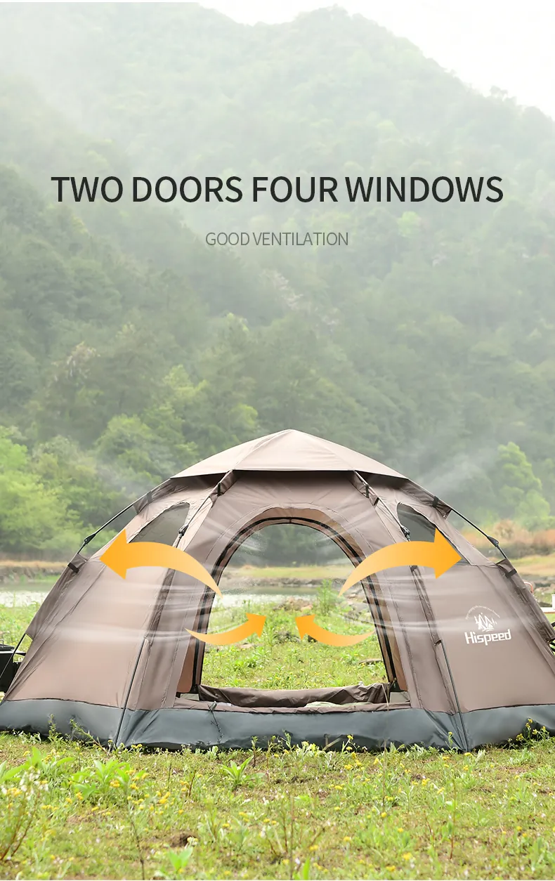 3-4 Person Automatic Pop-Up Tent, camping gallery photo